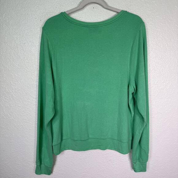 Wildfox Coca Cola Sweater Womens Medium Travel Refreshed Baggy Beach Jumper NEW - Picture 2 of 9